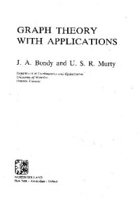 John Adrian Bondy, U. S. R. Murty — Graph Theory With Applications