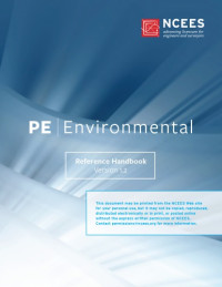 National Council of Examiners for Engineering and Surveying (NCEES) — Principles and Practice of Engineering PE Environmental Reference Handbook