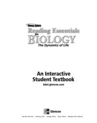 GLENCOE MCGRAW HILL — Reading Essentials for Biology the Dynamics of Life