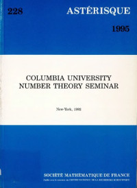coll. — Columbia university number theory seminar