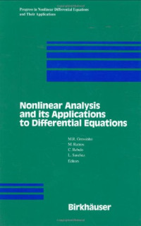 M.R. Grossinho, M. Ramos, C. Rebelo, L. Sanchez (eds.) — Nonlinear Analysis and Differential Equations (Progress in Nonlinear Differential Equations and Their Applications)