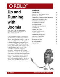 R. Allen Wyke and Skip Matheny — Up and Running with Joomla, 2nd Edition