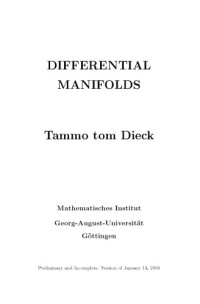 Tammo tom Dieck — Differential manifolds