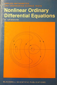 Grimshaw R. — Nonlinear ordinary differential equations