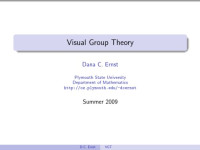 Dana C. Ernst — Visual group theory (class notes)