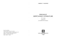 Tomislav Janko Sagi-Bunic — Povijest krscanske literature