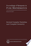 Bedford E., et al. (eds.) — Several Complex Variables and Complex Geometry, Part 3