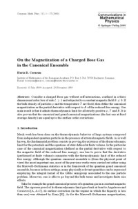 A. Jaffe (Chief Editor) — Communications in Mathematical Physics - Volume 212