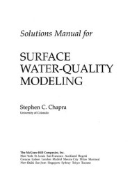 Surface Water-Quality Modeling | Steven C Chapra | download on Z-Library