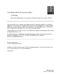 Seidenberg A. — Decision method for elementary algebra
