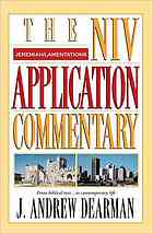 Dearman, John Andrew — Jeremiah and Lamentations : from biblical text ... to contemporary life
