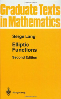Serge Lang — Elliptic Functions
