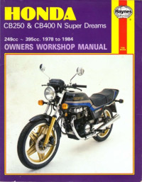 by Author — Honda CB250, CB400N Super Dreams (Motorcycle Manuals).