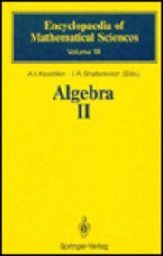 A.I. Kostrikin, I.R. Shafarevich, E. Behr, Yu.A. Bakhturin, L.A. Bokhut, V.K. Kharchenko, I.V. L'vov, A.Yu. Ol'shanskij — Algebra II: Noncommutative Rings. Identities