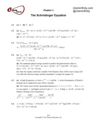 Ira N. Levine — Solutions Manual to Quantum Chemistry