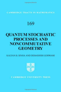 Kalyan B. Sinha, Debashish Goswami — Quantum stochastic processes and noncommutative geometry