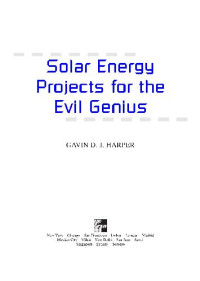 Harper — Solar Energy Projects for the Evil Genius