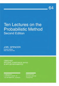 Joel Spencer — Ten Lectures on the Probabilictic Method