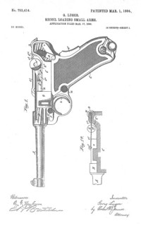 — G. Luger, Recoil Loading Small Arms [Patent Doc.]