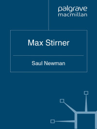 Saul Newman — Max Stirner