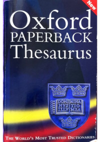 OXFORD DICTIONARIES — Oxford Paperback Thesaurus 1