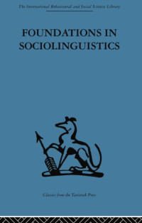 Hymes, Dell — Foundations in sociolinguistics : an ethnographic approach