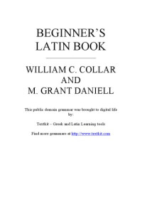 Collar W.C., Daniell M.G — Beginner's Latin book