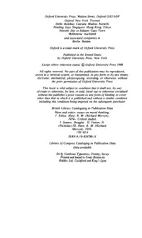 Douglas Seanor — Hare and Critics: Essays on Moral Thinking