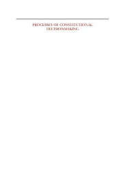 Paul Brest, Sanford Levinson, Jack M. Balkin, Akhil Reed Amar, Reva B. Siegel — Process of Constitutional Decisionmaking: Cases And Materials