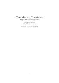 Kaare Brandt Petersen, Michael Syskind Pedersen — The Matrix Cookbook