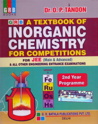 Dr OP Tandon — Inorganic Chemistry for Jee mains and Advanced