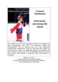 Gerhard Dambmann — Gebrauchsanweisung für Japan