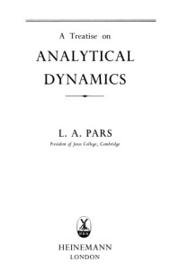 Leopold Alexander Pars — A Treatise on Analytical Dynamics