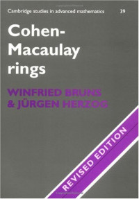 Winfried Bruns, H. Jürgen Herzog — Cohen-Macaulay rings