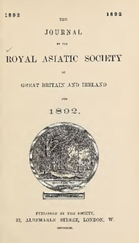 coll. — The Journal of the Royal Asiatic Society of Great Britain and Ireland for 1892