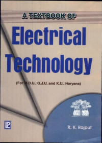 R K Rajput — Textbook of electrical technology