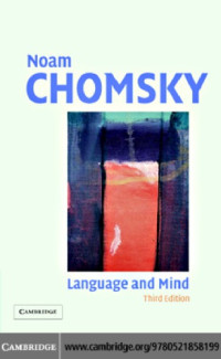 Chomsky, Noam — Language and mind