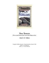 J.R.R. Tolkien — Lord of the Rings, Part 2, The Two Towers