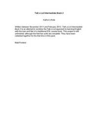 Purland Matt. — Talk a Lot Spoken English Course. Intermediate Book 2