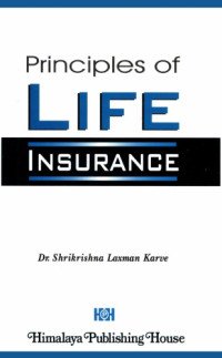 Shrikrishna Laxman Karve — Principles of Life Insurance