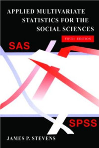 Stevens J.P. — Applied Multivariate Statistics for the Social Sciences + DataSets - 5th Edition