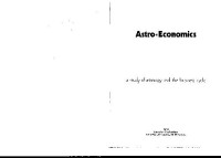 David Williams — Astro-Economics