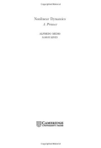 Alfredo Medio, Marji Lines — Non-linear Dynamics: A Primer