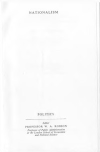 Elie Kedourie — Nationalism