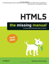 Matthew MacDonald — HTML5: The Missing Manual