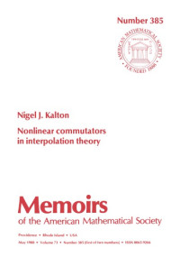 Nigel G. Kalton — Nonlinear Commutators in Interpolation Theory