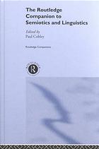 Paul Cobley — Routledge companion to semiotics and linguistics