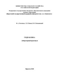 Васильев Ф. А., Ильин С. Н., Пальвинский В. В. — Гидравлика: Лабораторный практикум