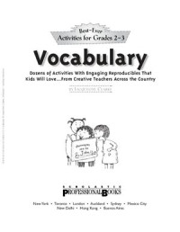 Clarke Jacqueline. — Vocabulary. Best-Ever Activities For Grades 2-3