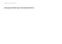 — Cutting Edge 3 Edition Upper-Intermediate Wordlist